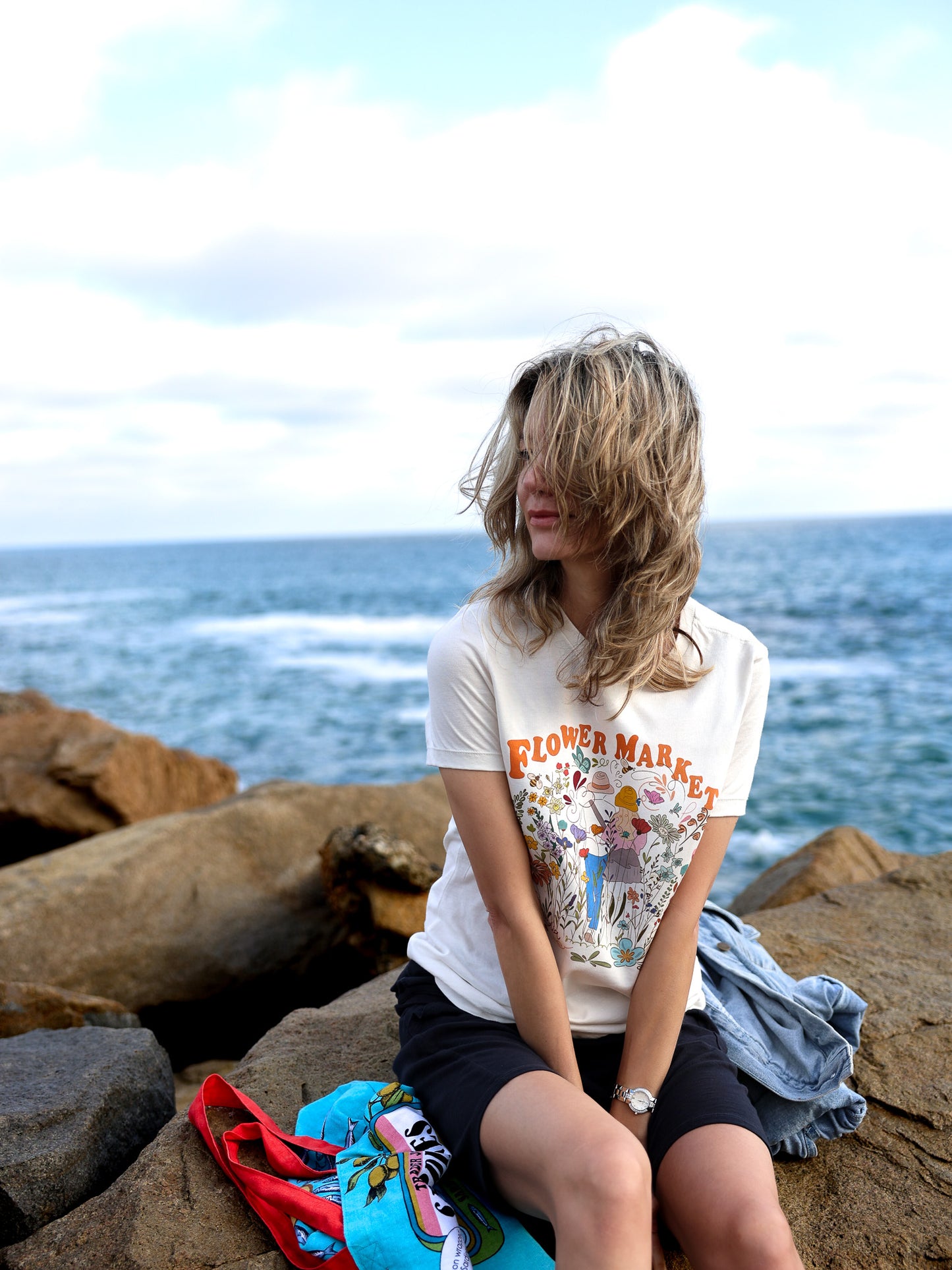 Flower Market Tee