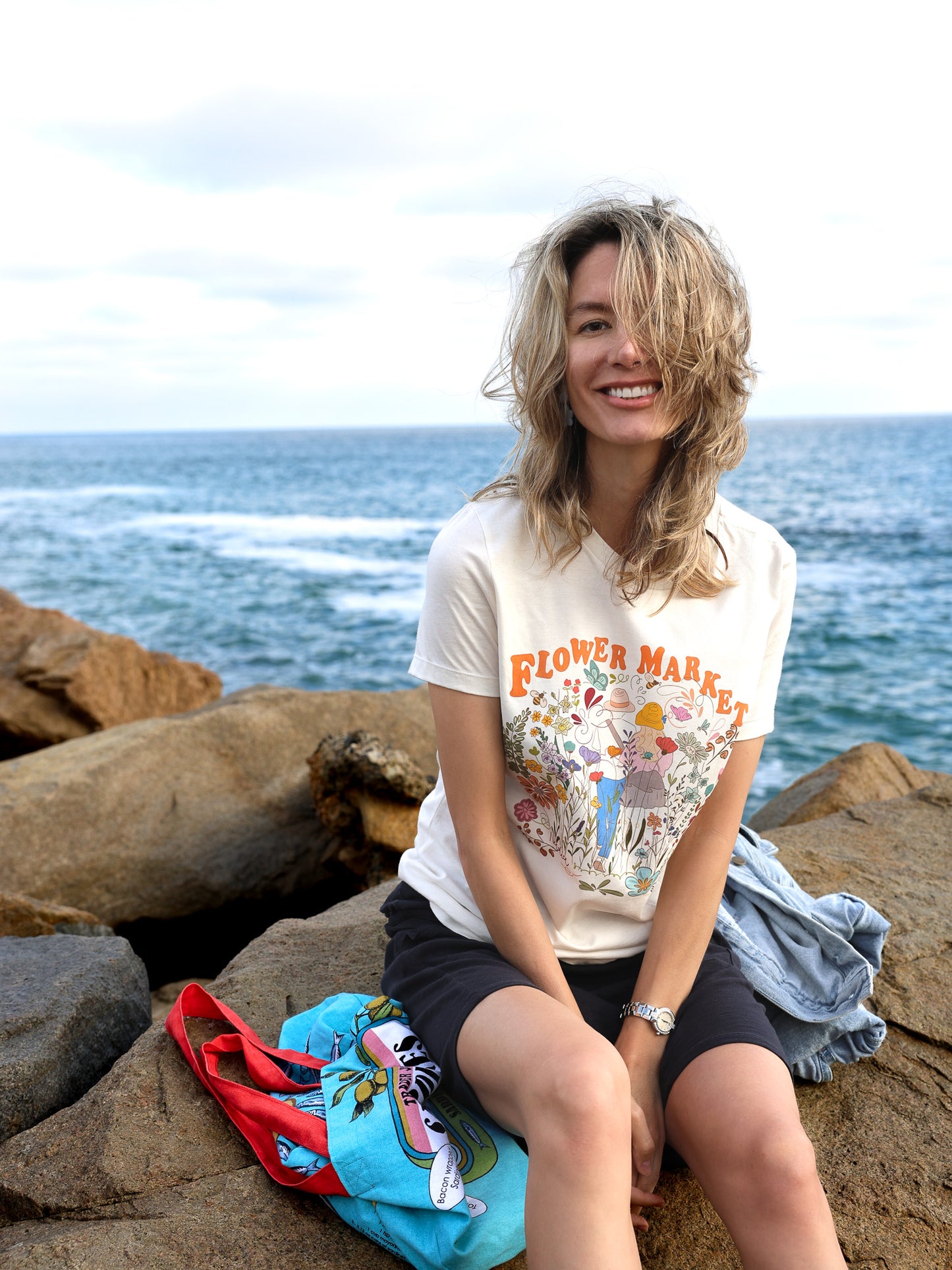 Flower Market Tee