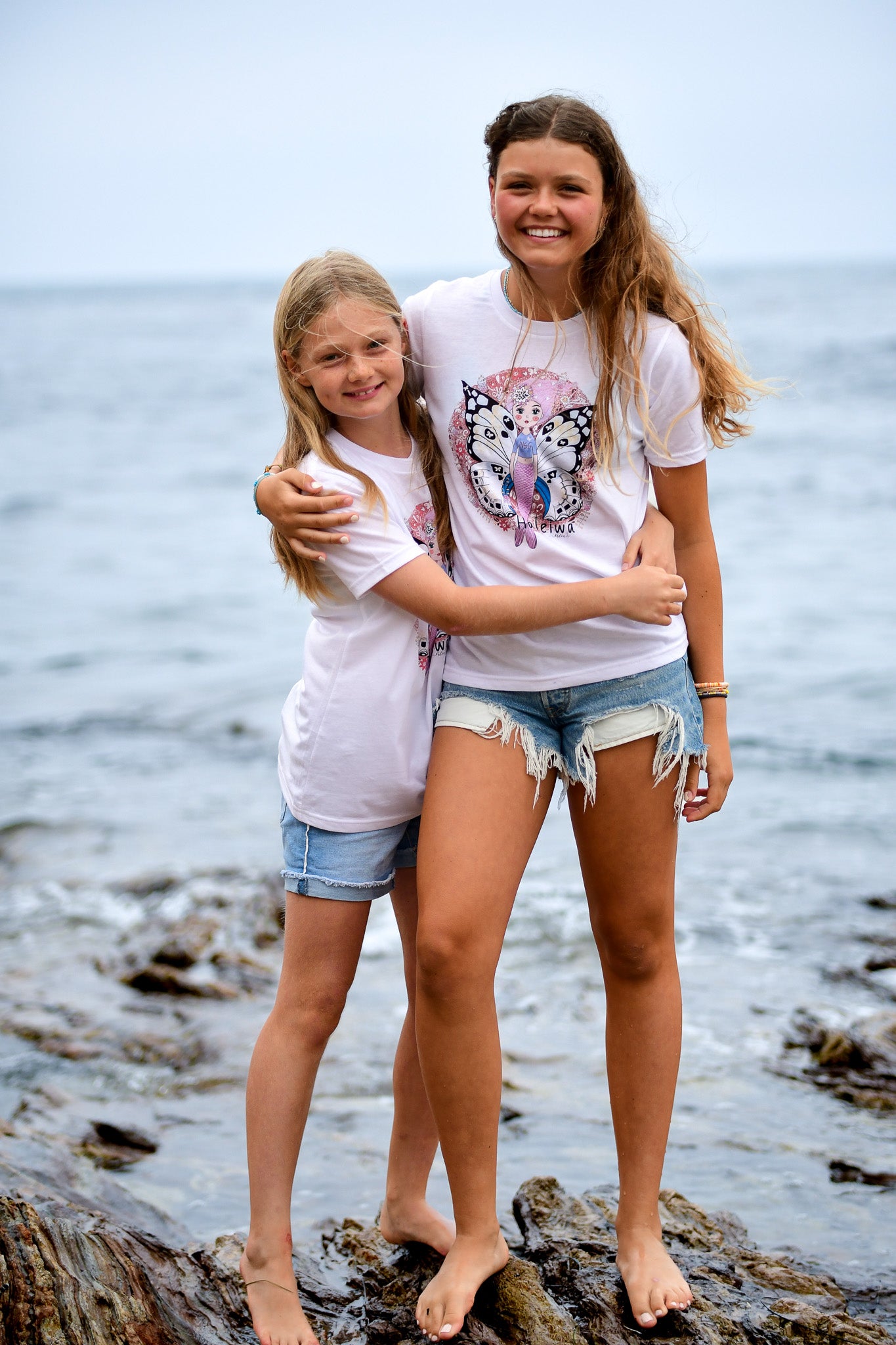 North Shore Girls illustrated graphic tees designed by Nadia Watts