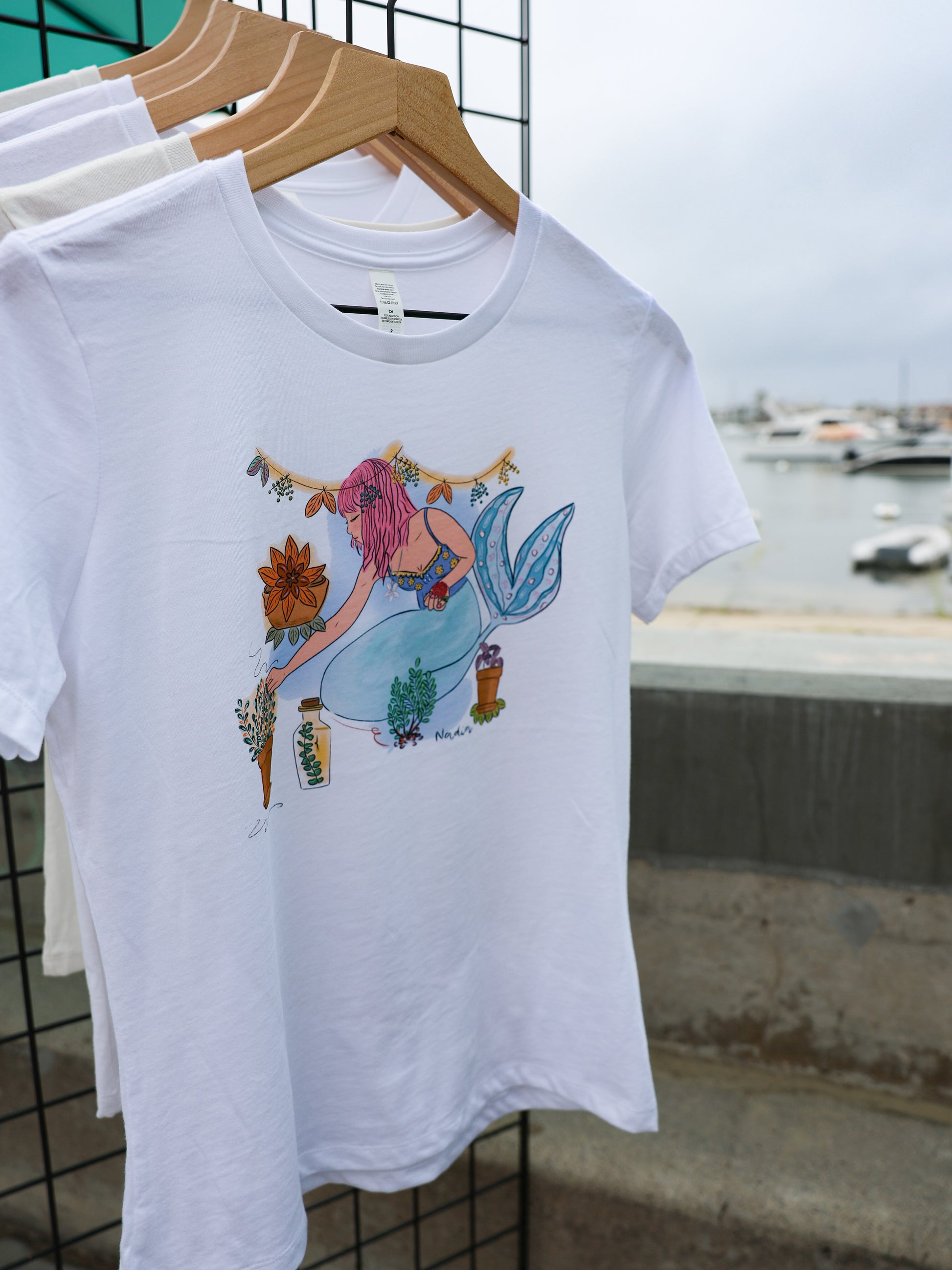 North Shore Girls mermaid graphic tee collection