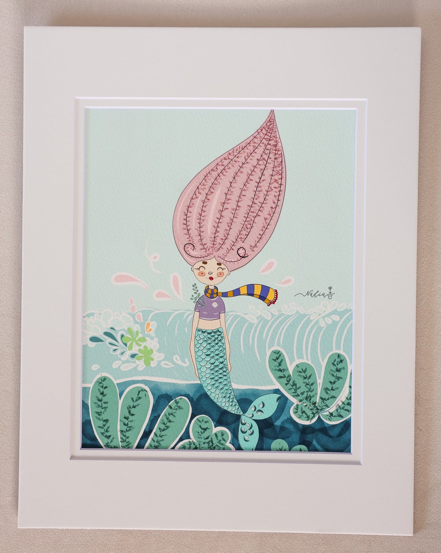 Mermaid Florina Art Print
