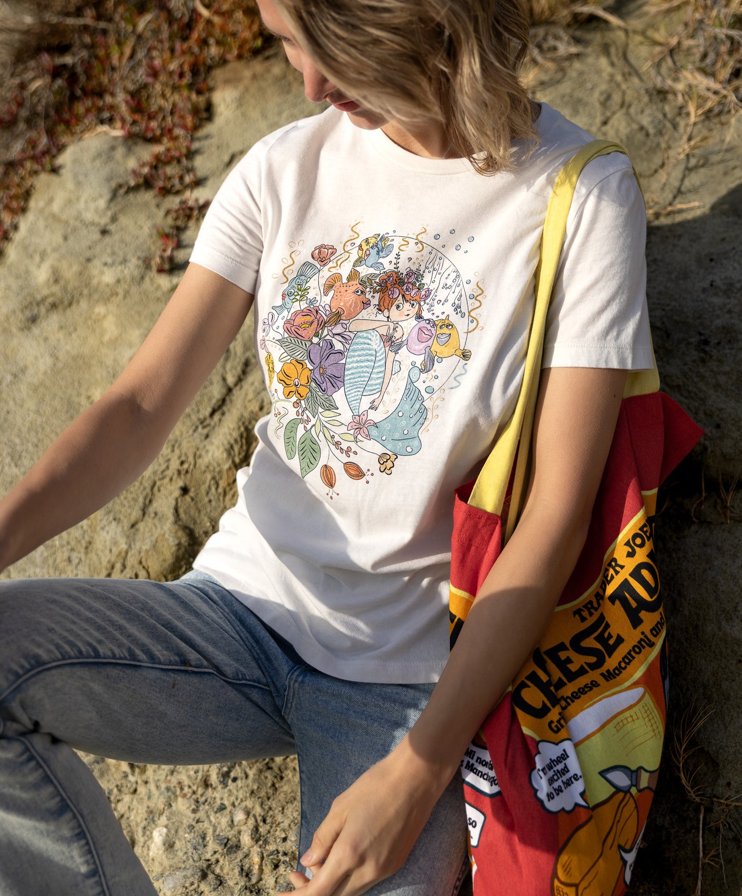 Mermaid's Paradise Illustrated Tee