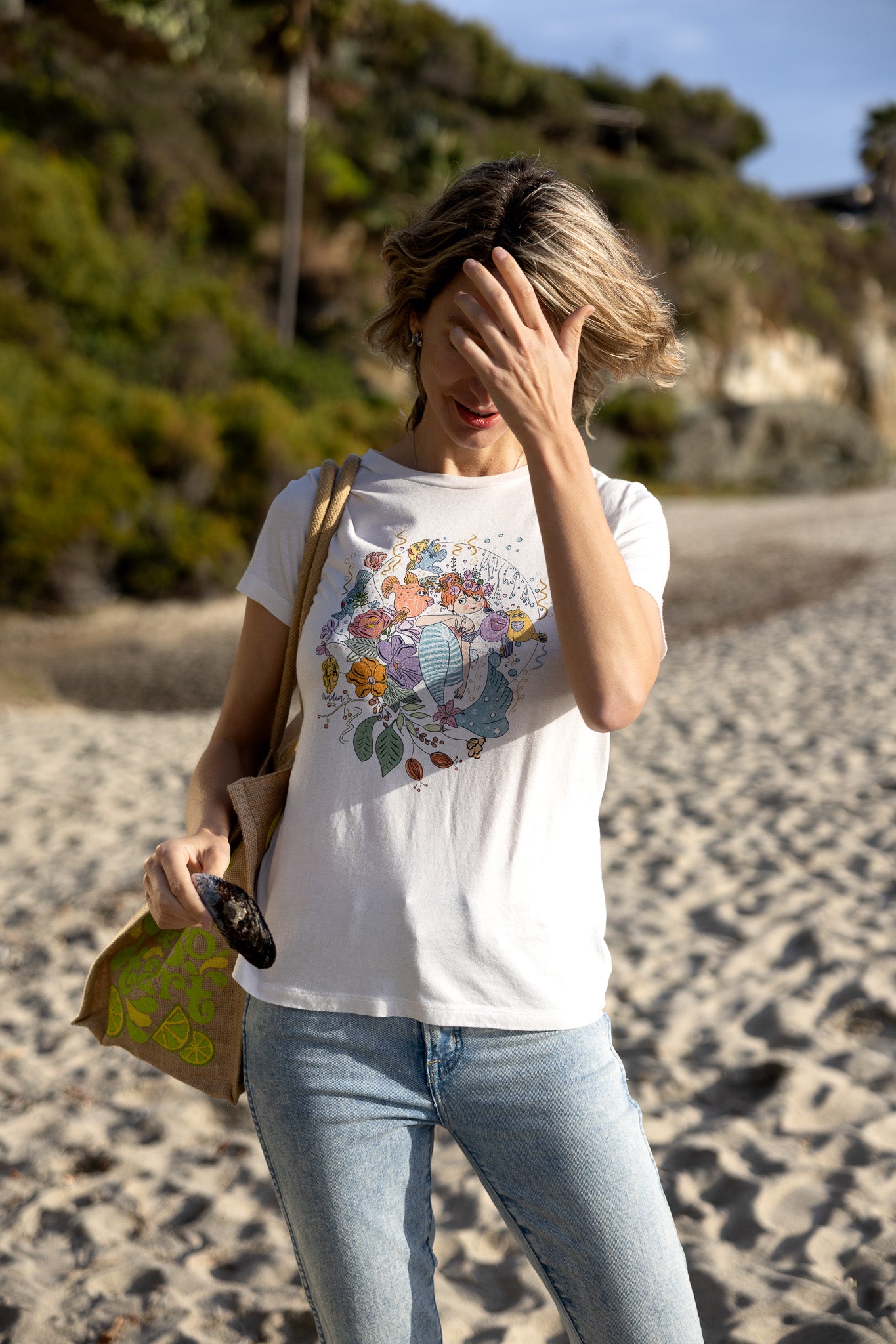 Mermaid's Paradise Illustrated Tee