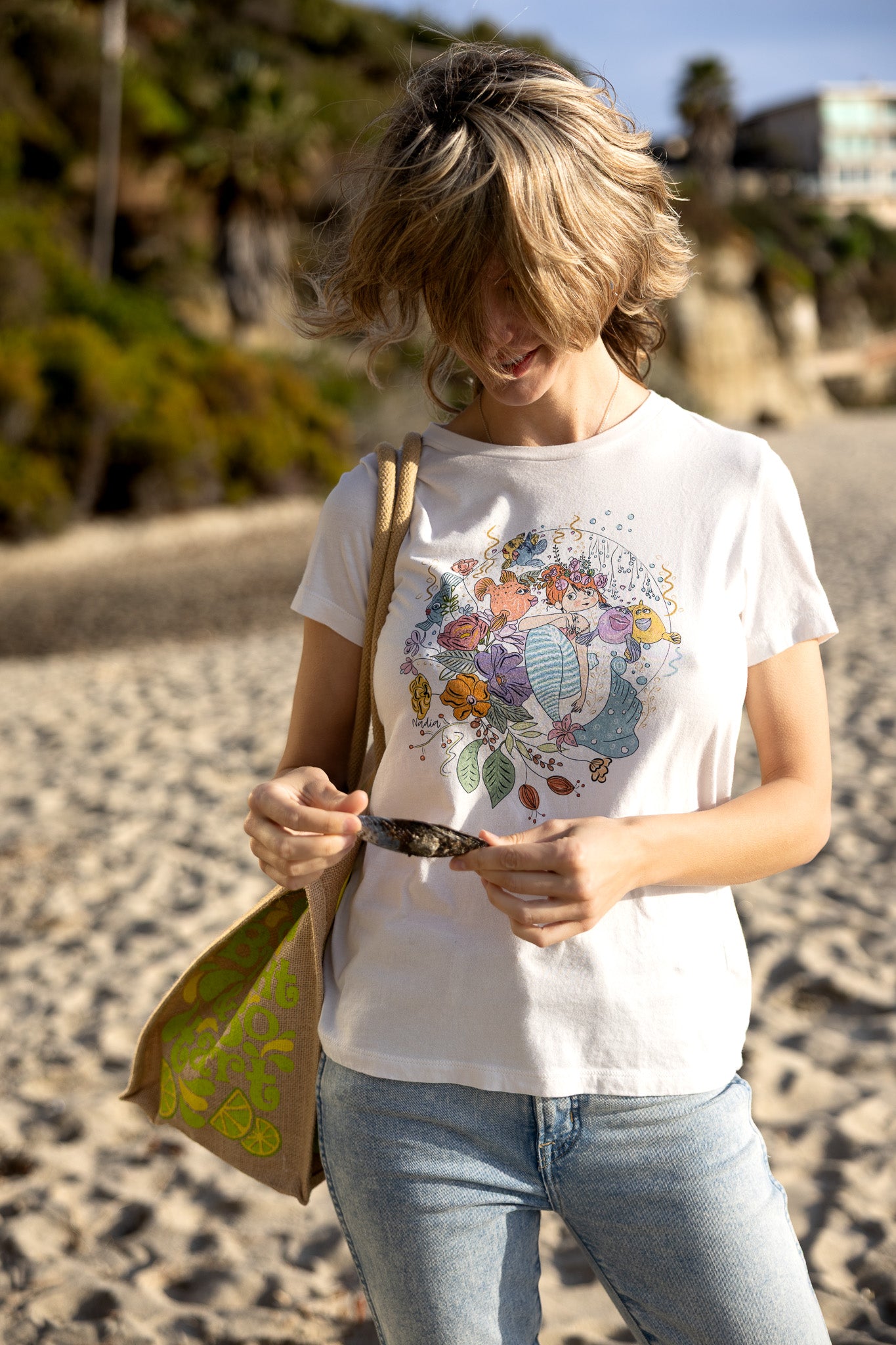 Mermaid's Paradise Illustrated Tee