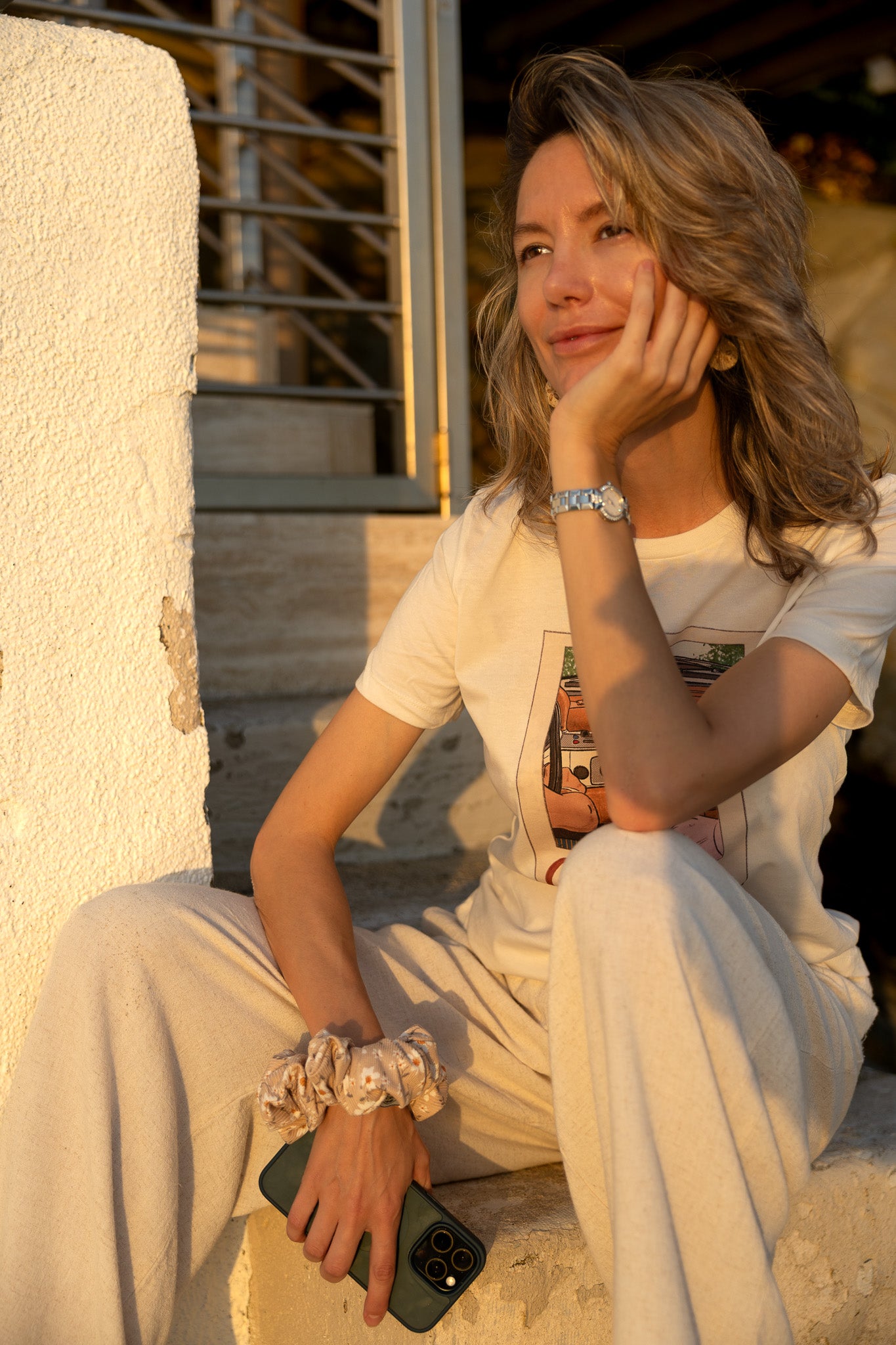 The Classic Ride Vintage Dashboard Hand-Illustrated Sustainable Tee