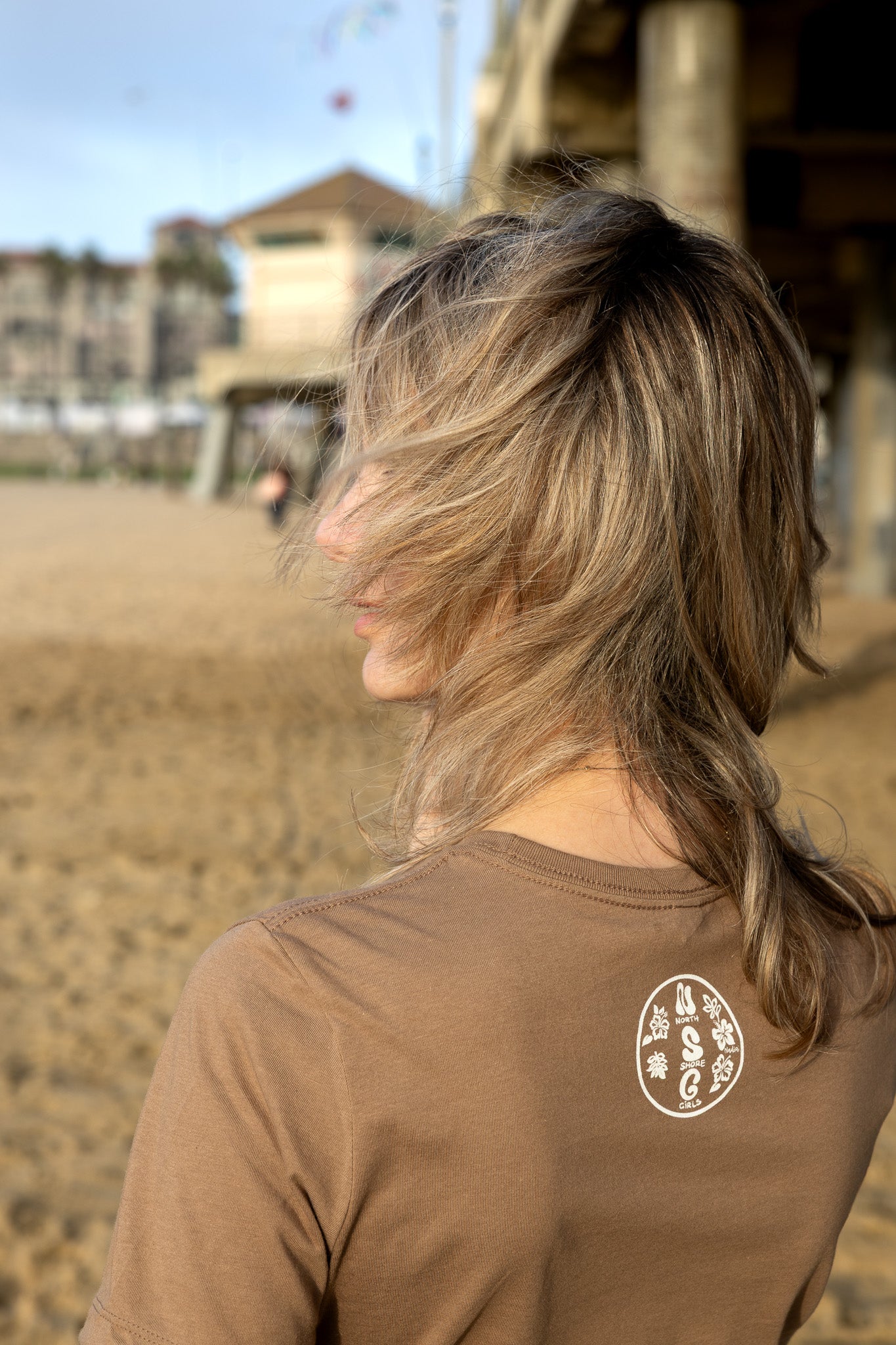 NSG original hand-drawn logo on a tee