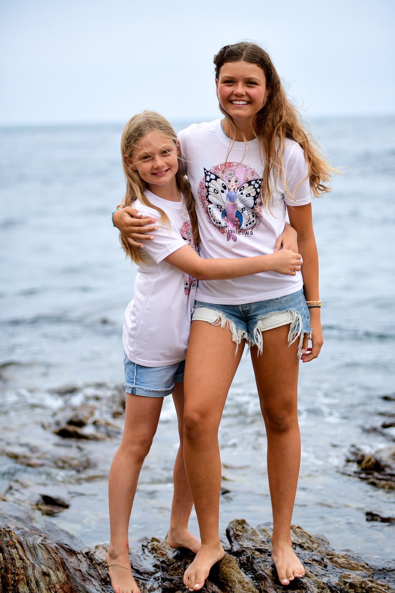 North Shore Girls illustrated graphic tees designed  by Nadia Watts