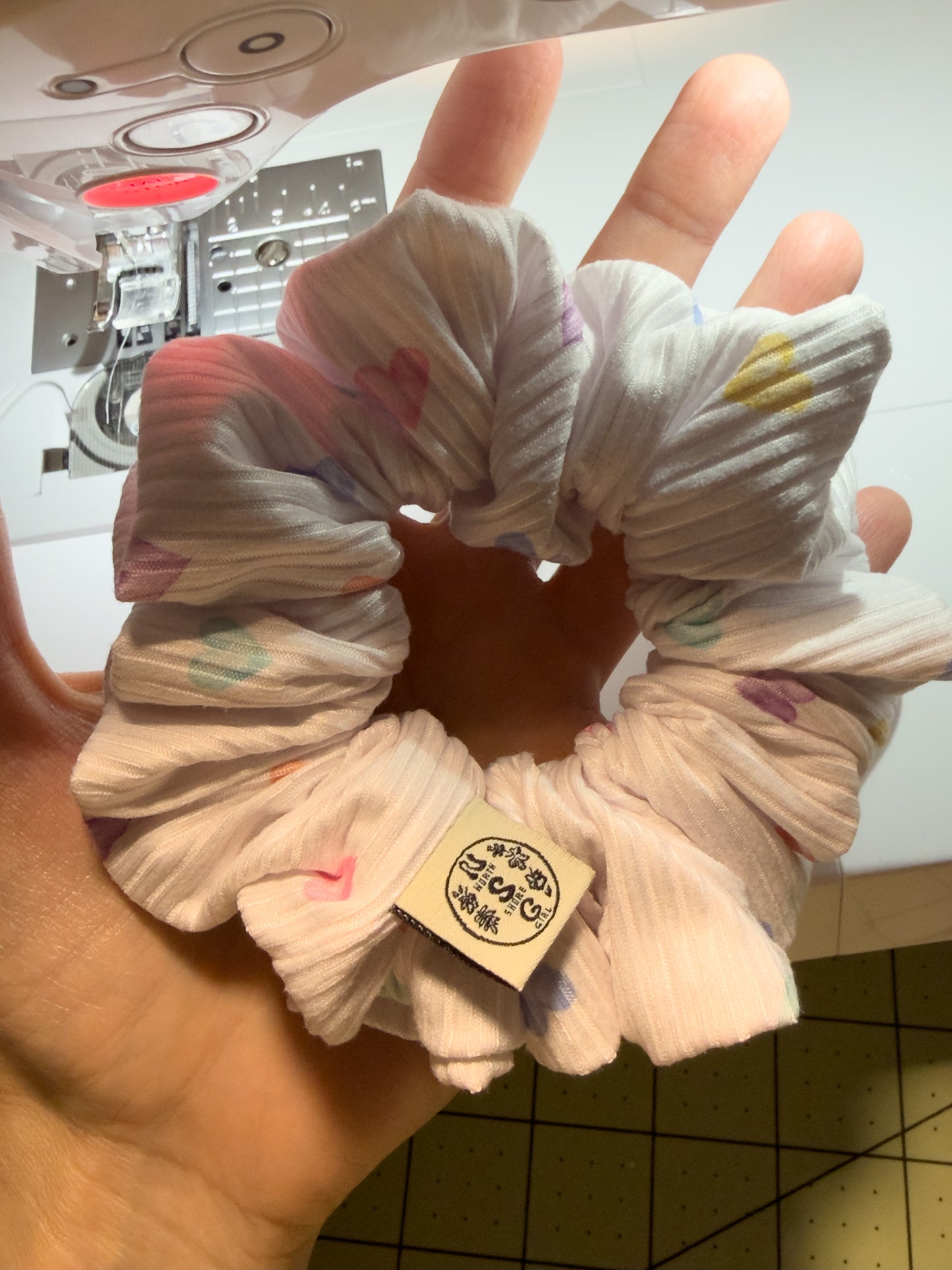 Handmade 90s Retro Comfort Scrunchie Coastal Hair Accessory